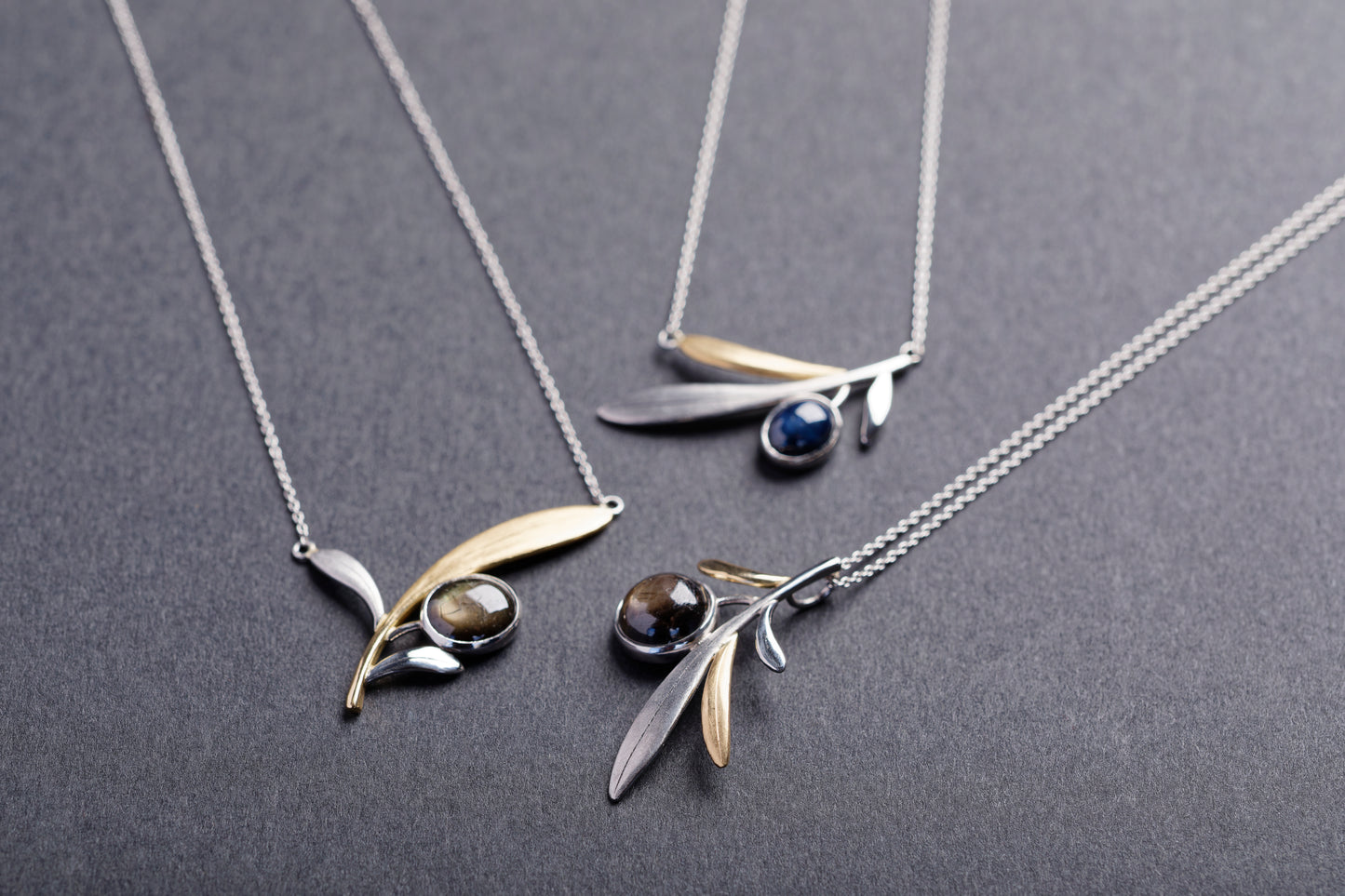 No.63 Olive 7 Pendant(PT900/K18)