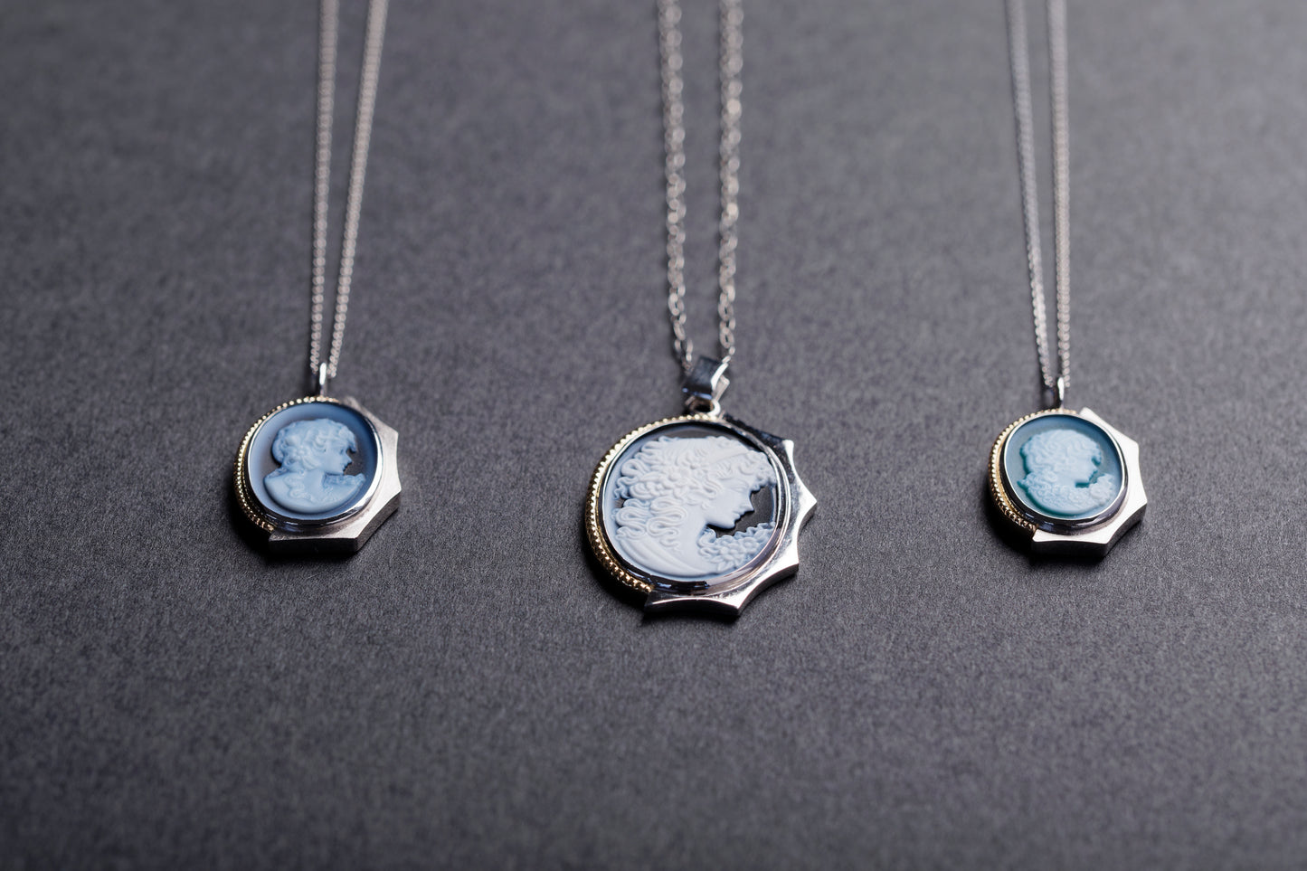No.74 old→new 3 Pendant(PT900/K18)