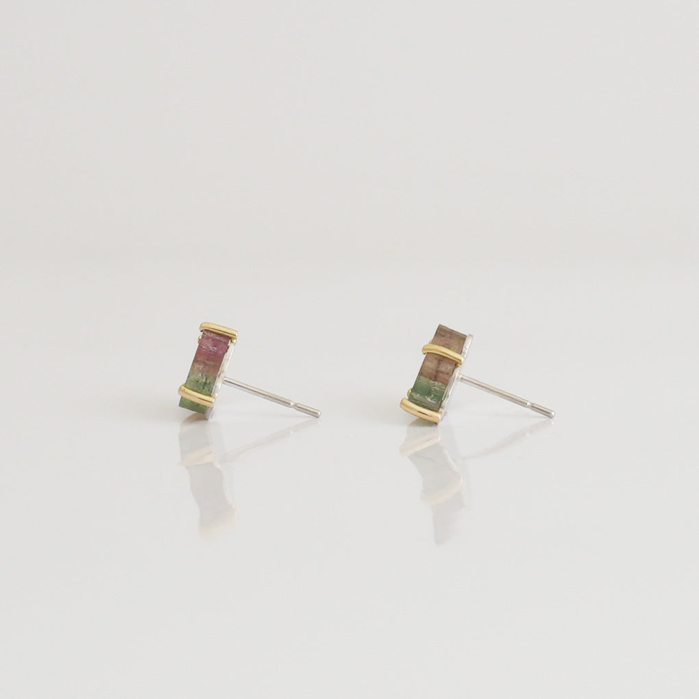 No.62 西瓜 3 Earrings(PT900/K18)