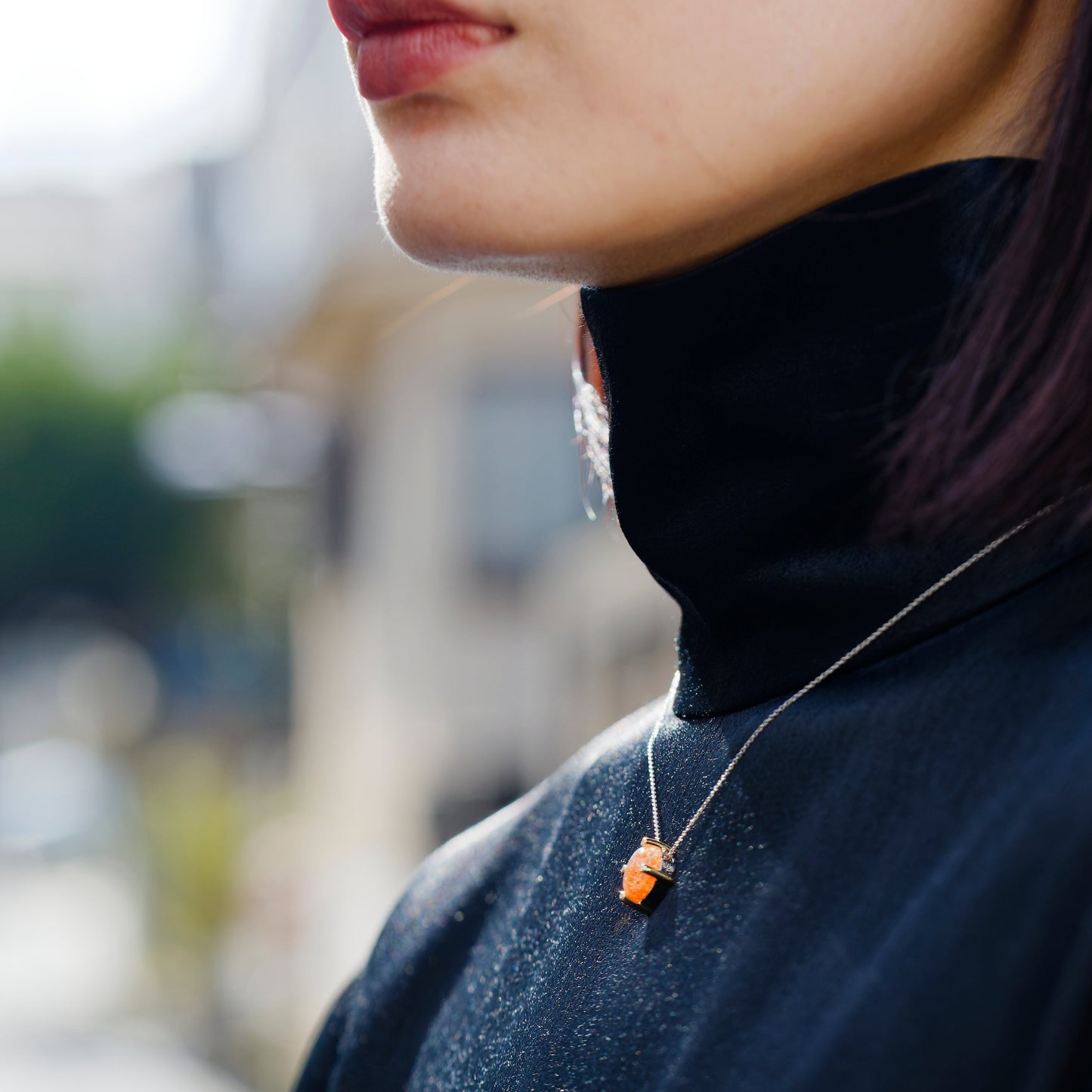 No.120 sunrise Pendant(PT900/K18)